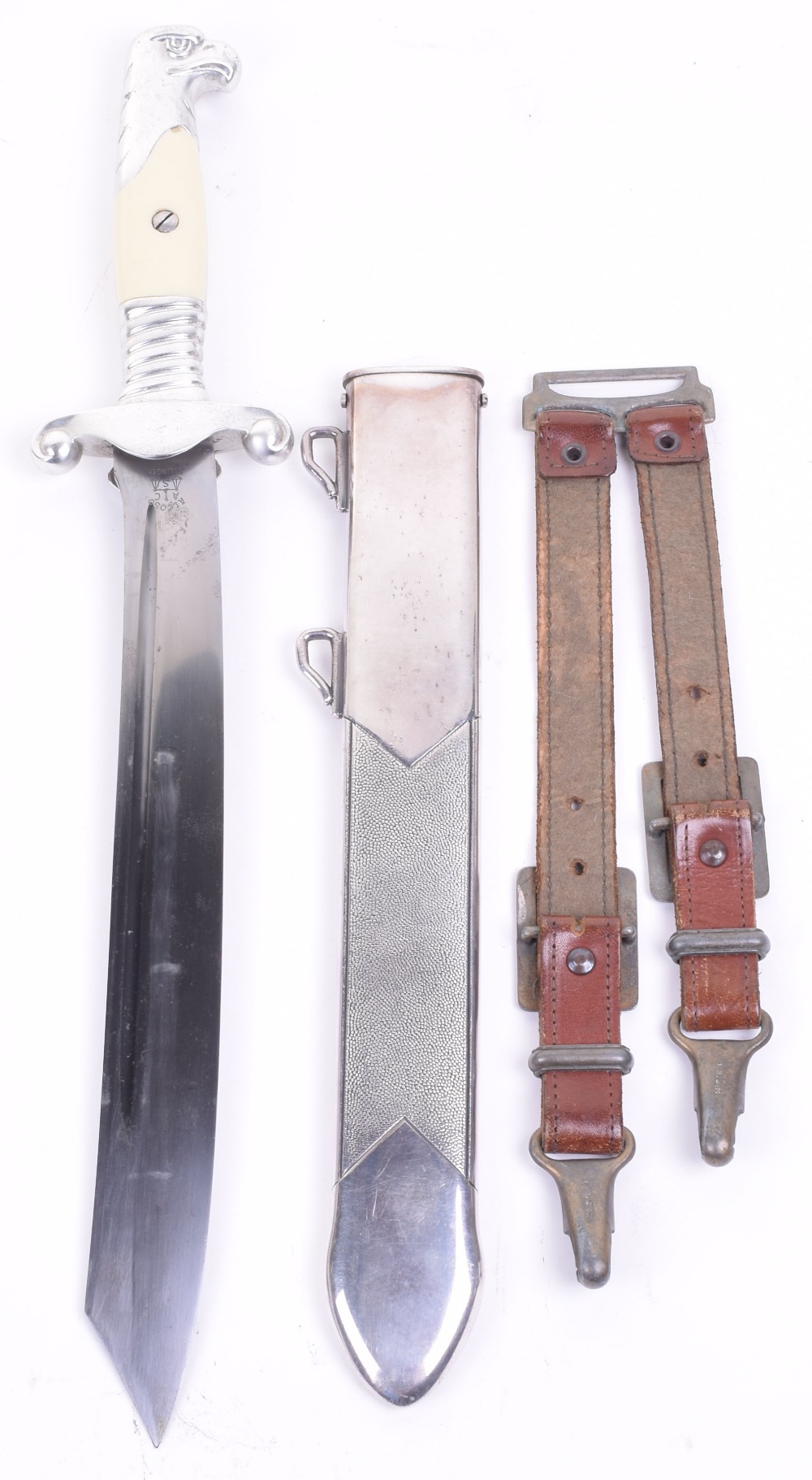 RAD Leaders Dress Dagger with Original Hanging Straps, excellent example of a RAD labour front - Bild 3 aus 11