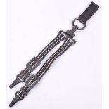 Luftwaffe Deluxe Pattern 2nd Model Dagger Hangers, good quality cloth straps with the metal fittings