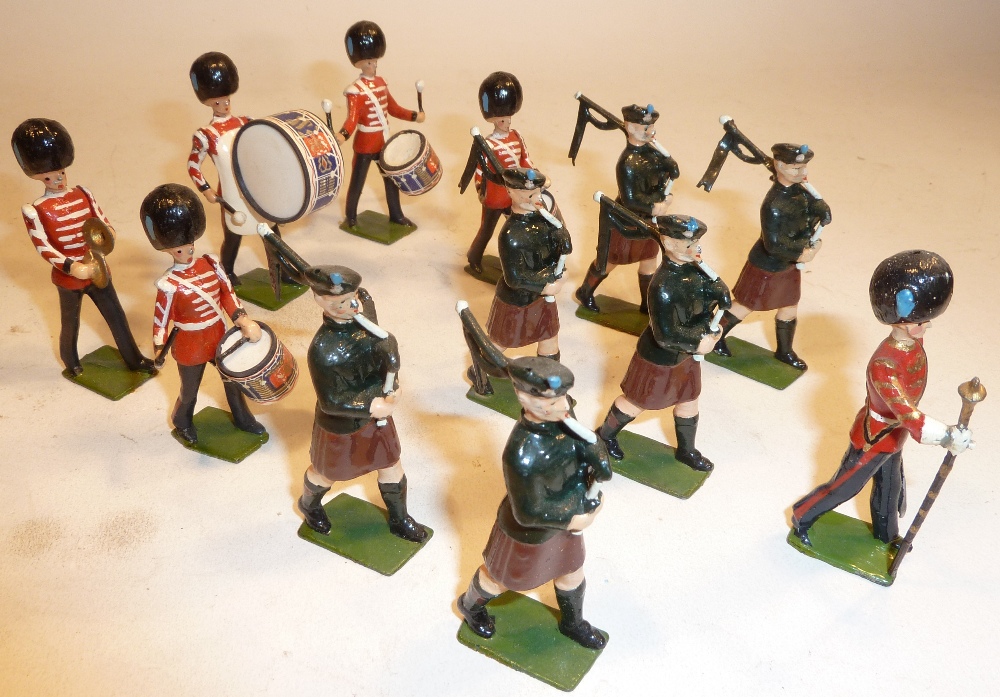 W. Britain 00129 Pipes And Drums Of The King's Regiment – Figurine Échelle 1/30