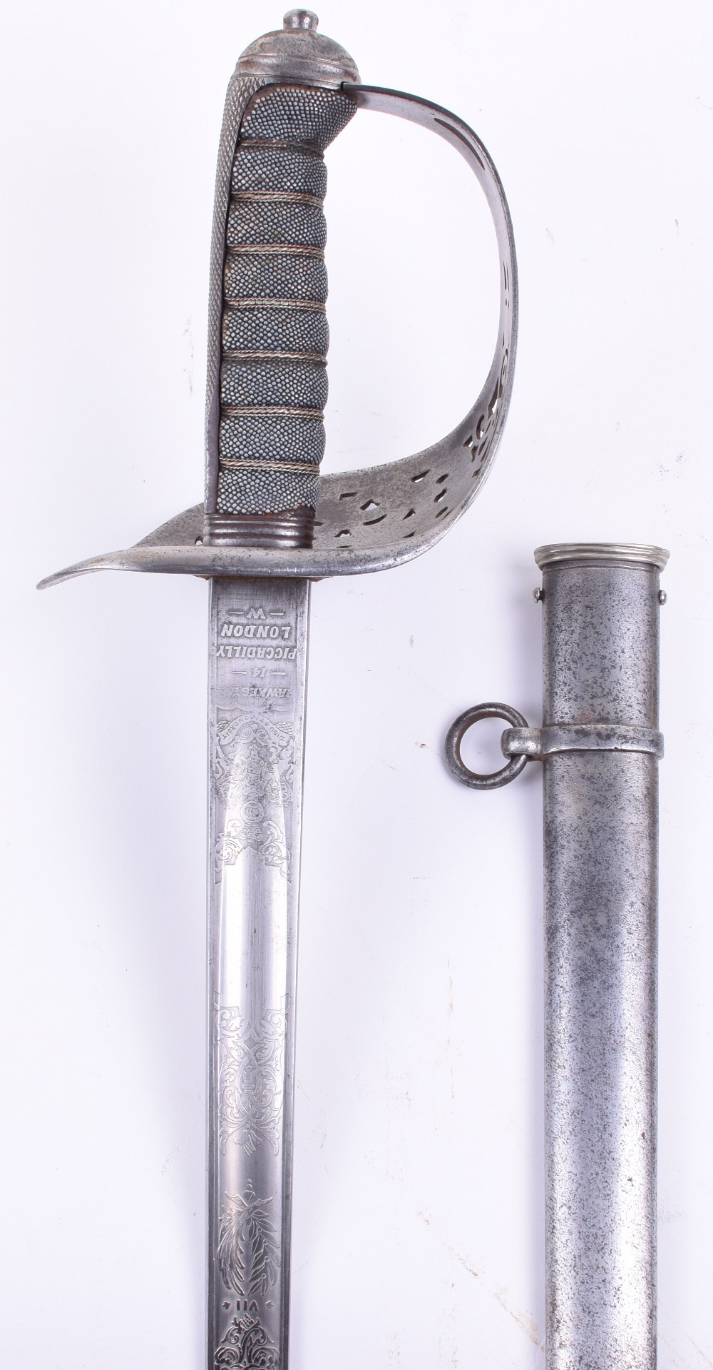 Edward VII 1897 Pattern Infantry Officers Sword - Image 2 of 12