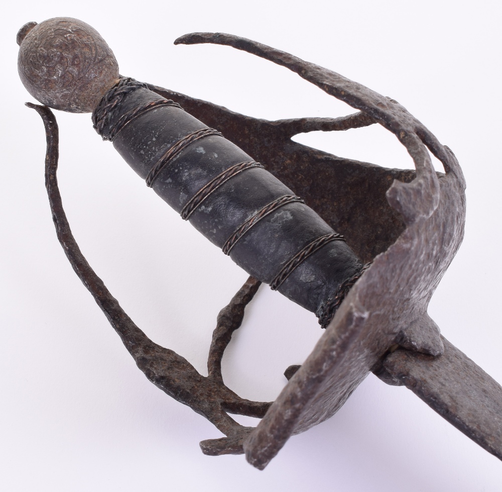 English Civil War Period ‘Mortuary’ Sword, - Image 5 of 6