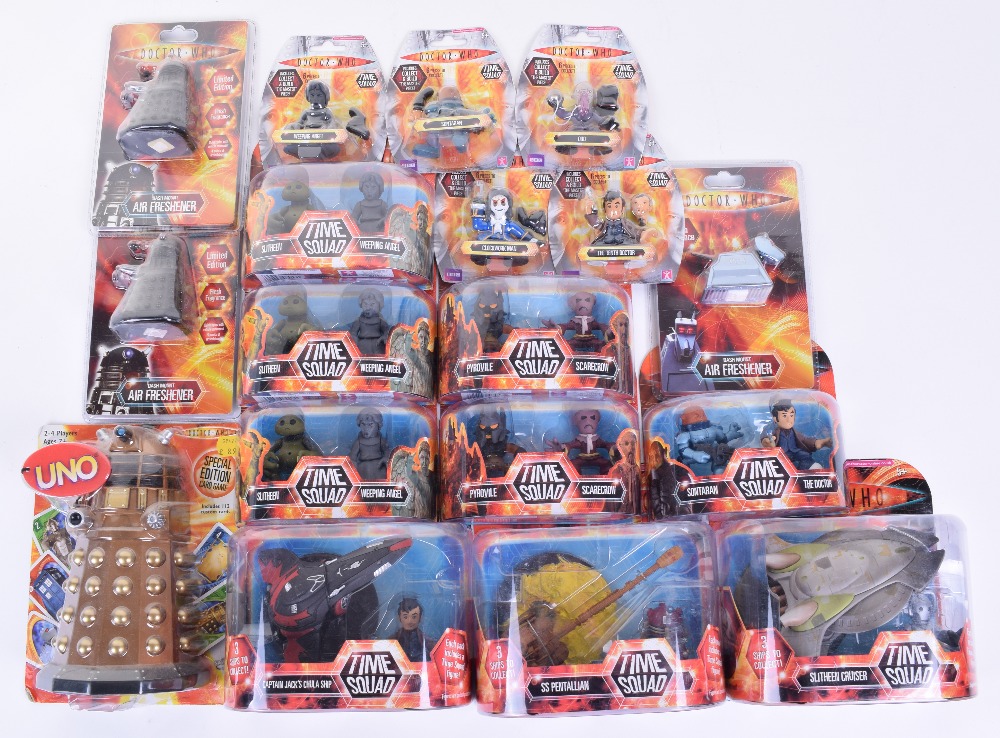 Character Doctor Who Time Squad Figures & Ships, 3 x Ships, 6 x twin pack figures, 5 x single figure