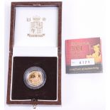 Royal Mint 2004 Gold Proof Britannia £10 Coin, housed in its original presentation case with