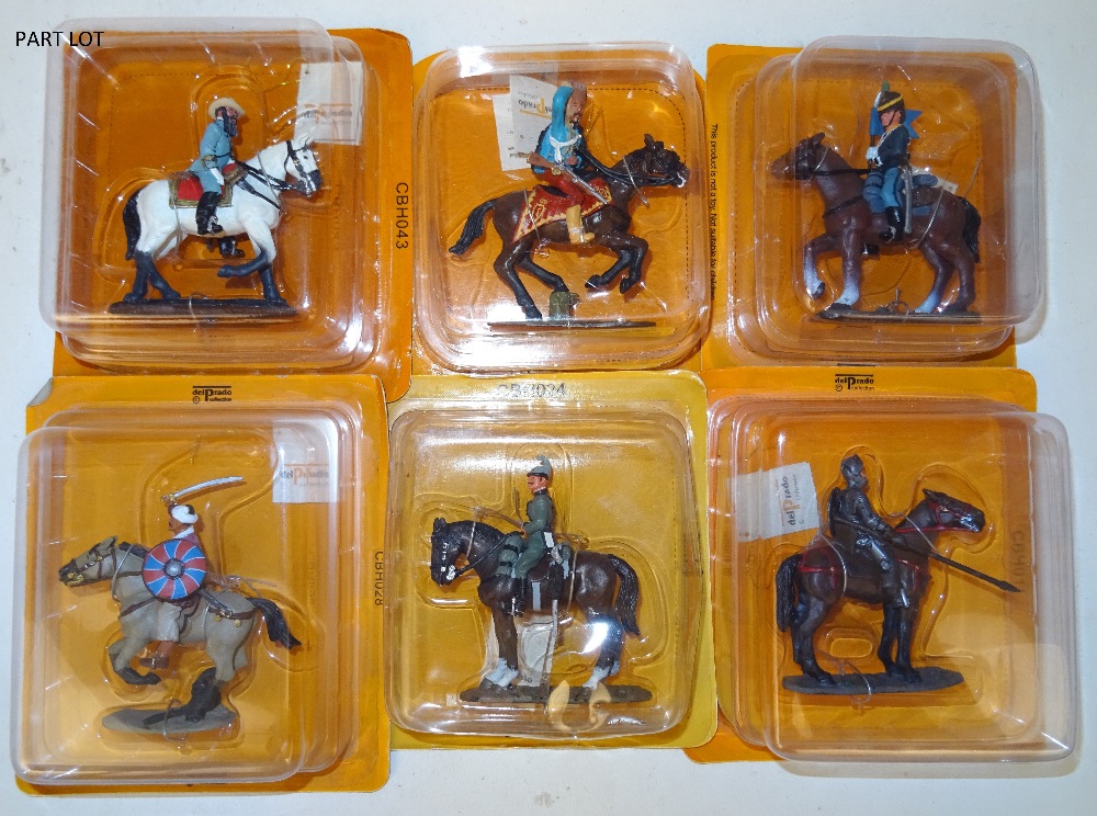 Del Prado Cavalry through the Ages Series in original blister packs, no duplicates, with twenty-