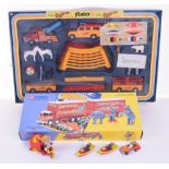 Corgi Toys Set 48 Jean Pinder Circus Gift Set, complete with paper play mat, decal sheet in mint