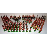 Britains New Metal Toy Soldiers loose figures: H.M.Queen (three), Household Cavalry, Foot Guards,