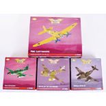 Four Corgi The Aviation Archive Models AA33708 Heinkel He IIIH-6,AA35702 Me 262A-1a yellow-5,