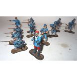 East of India French Colonial Marines 54mm scale, matt finish, sets CCF 501, 502 and 503 in original
