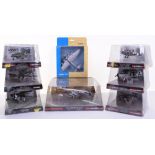 Six Corgi The Aviation Archive WWII Legends Models, in blister packs, 1:72 scale,AA31916 Spitfire LF