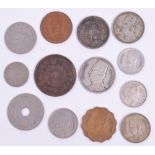 Selection of Egyptian and Turkish Coins, in various conditions. (13 items)