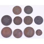 Selection of Tokens, consisting of Dorset Sherborne Town Farthing For The Poor 1669, 1788 Parys Mine