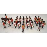 Corgi Icon Scots Guards Models 75mm scale matt finish, nineteen piece Drum and Fife Band, with eight