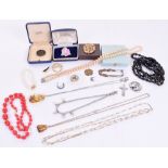 Selection of Ladies Costume Jewellery, consisting of necklaces, bracelets, brooches, etc.