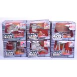 Star Wars Galoob Micro Machines Action Fleet Vehicles, all housed in the original boxes with