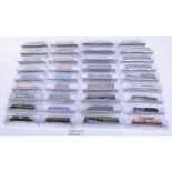 Sixty Del-Prado N Gauge Locomotives Models, mint in packets (60 items)