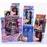 Seven Product Enterprise Doctor Who Collectibles, radio command classic dalek, 2 x red talking