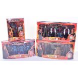 Four Character Doctor Who Action Figure Sets, including scarce Sontaran Stratagem four figure