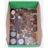 Selection of British Coins, of various types including 1843 silver Four Pence, commemorative crowns,