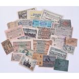 Selection of German Bank Notes, most appear to be from the 1920’s and 1930’s, including Kreis