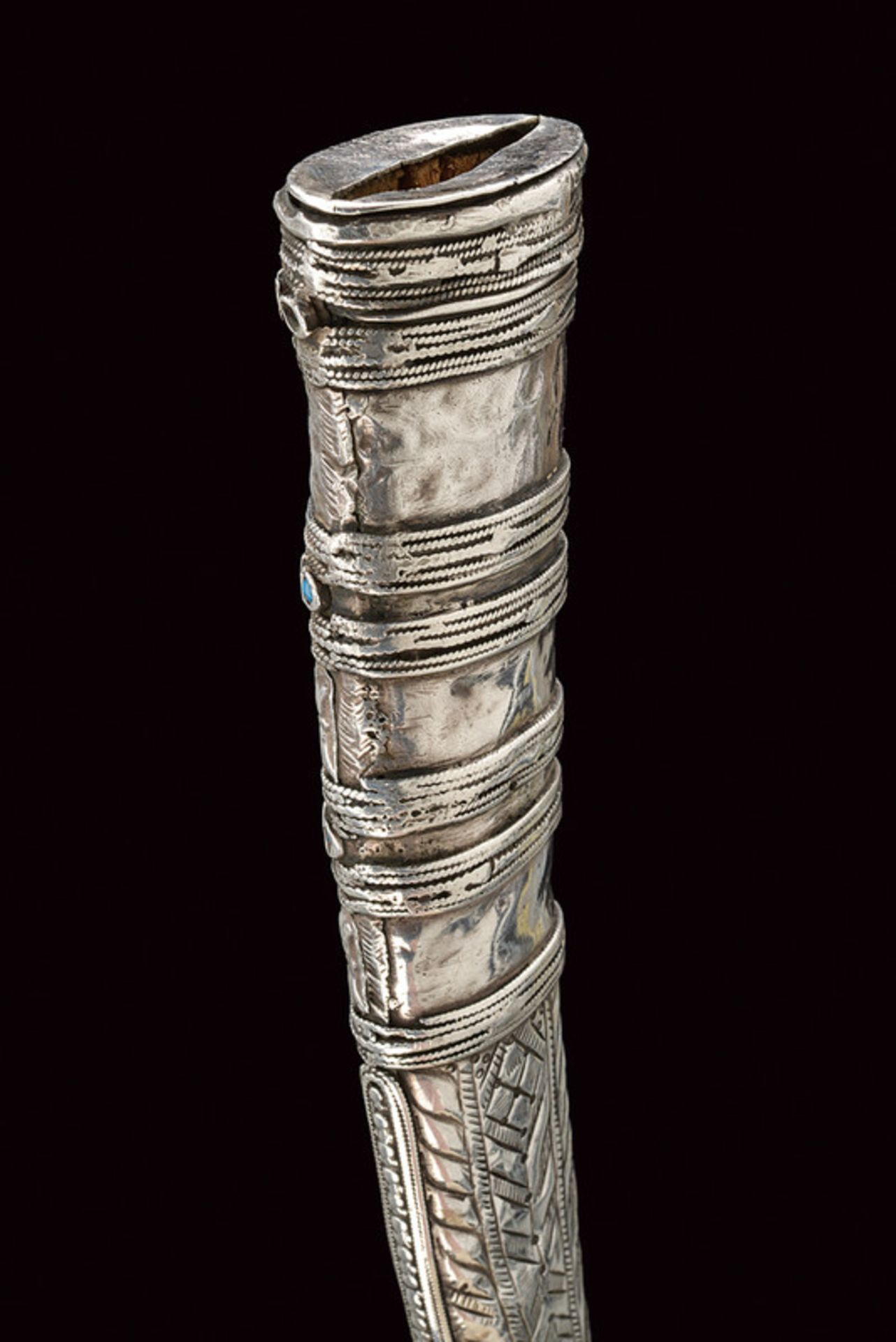 A kandshar with silver scabbard - Image 4 of 4