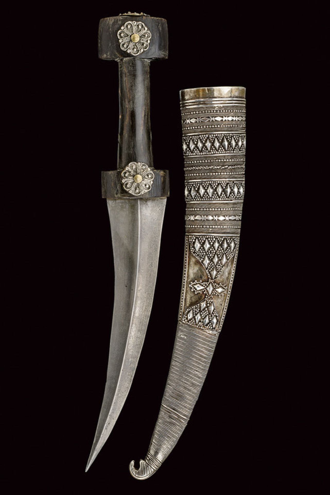 A silver mounted kandshar - Image 6 of 6