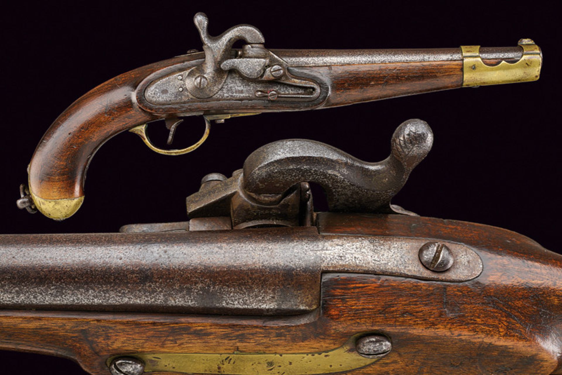 An 1851 model Augustin sytem pistol