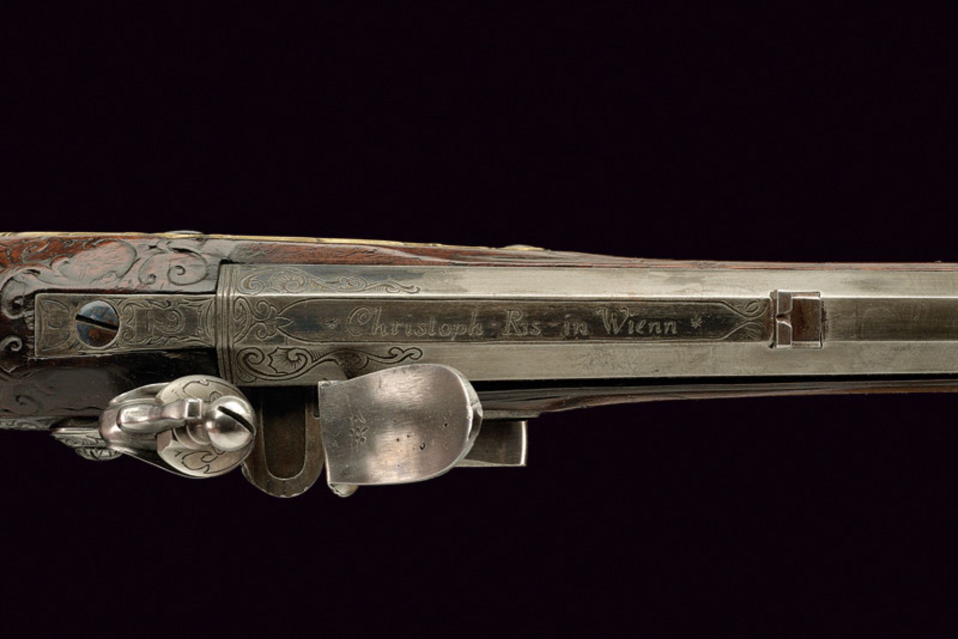 A flintlock rifle by Ris - Bild 3 aus 9