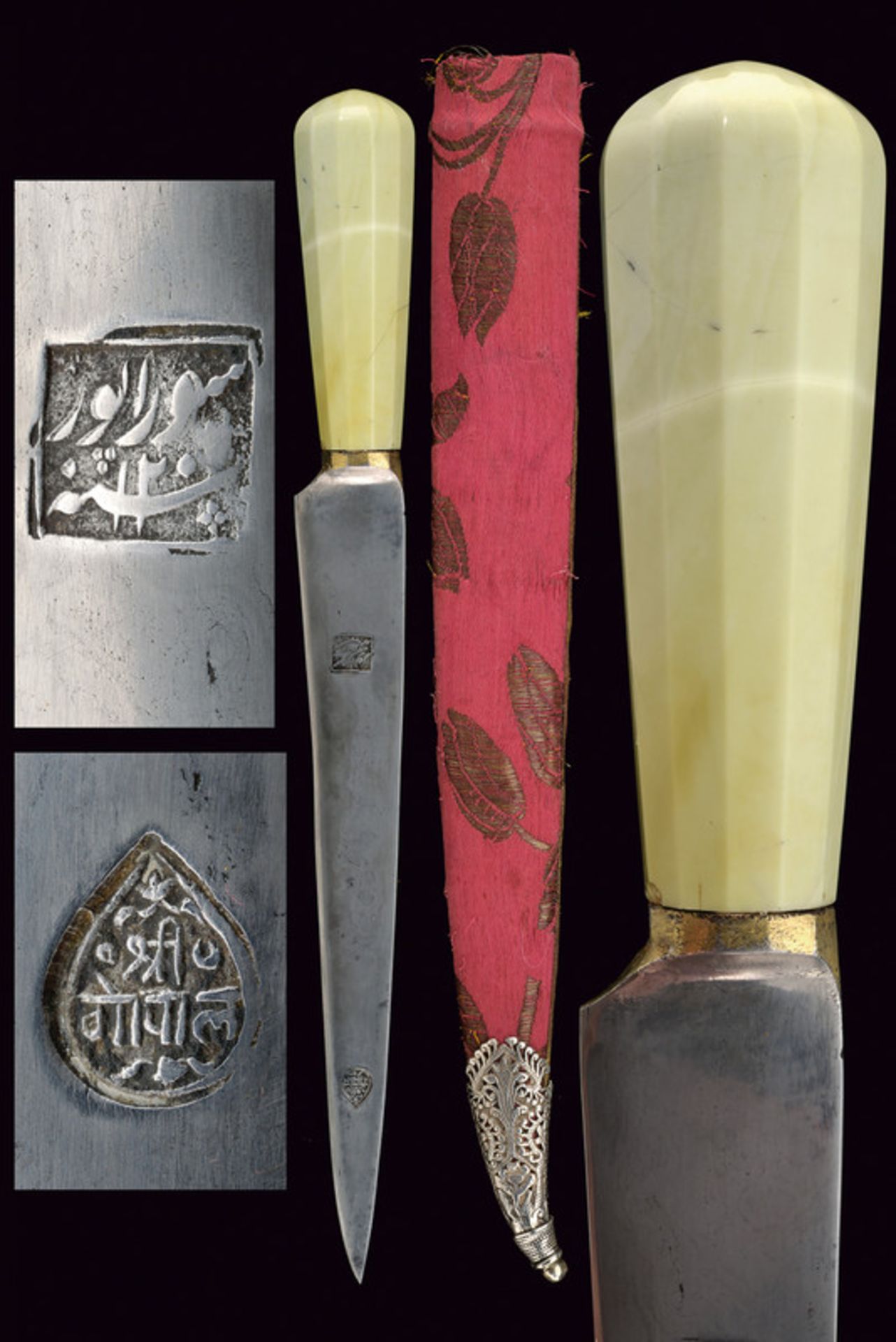 A stone hilted kard (dagger)