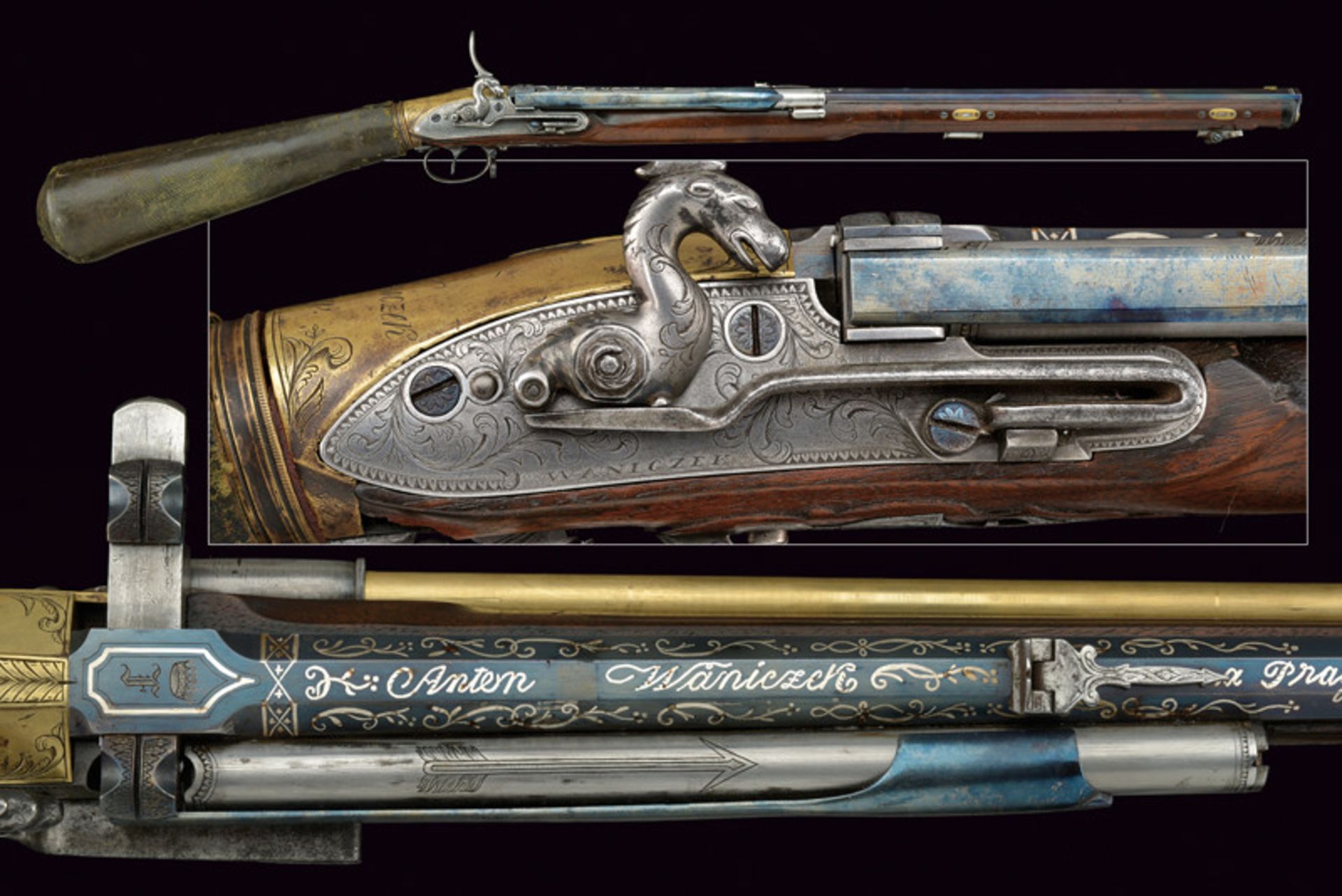 A fine air-gun by Antem Waniczeck