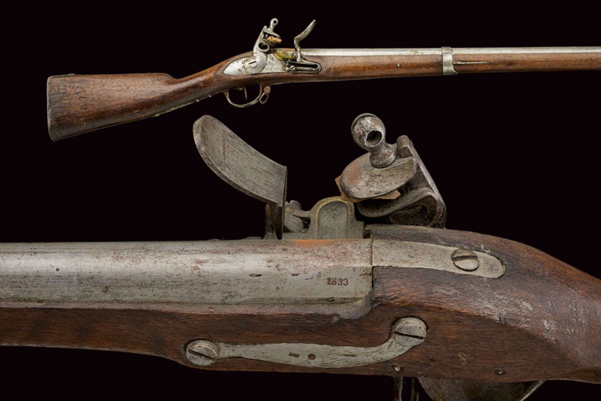 A flintlock gun