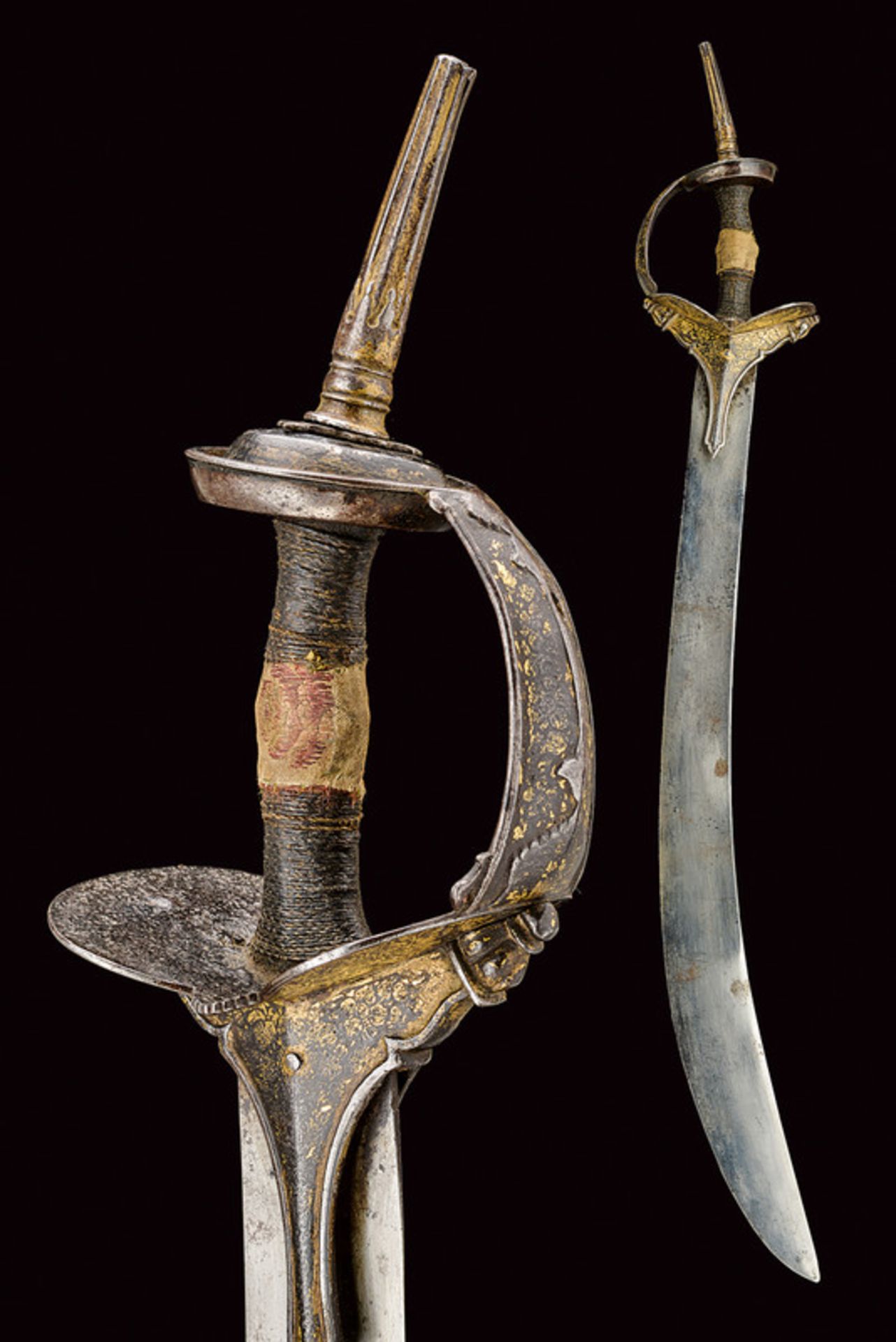 A curved blade khanda