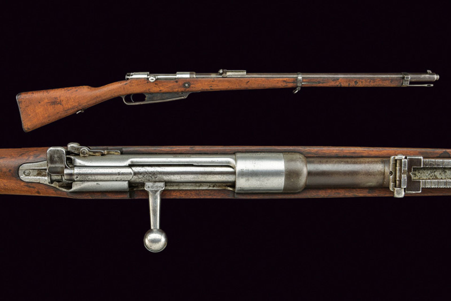 An 1888 model breech loading rifle