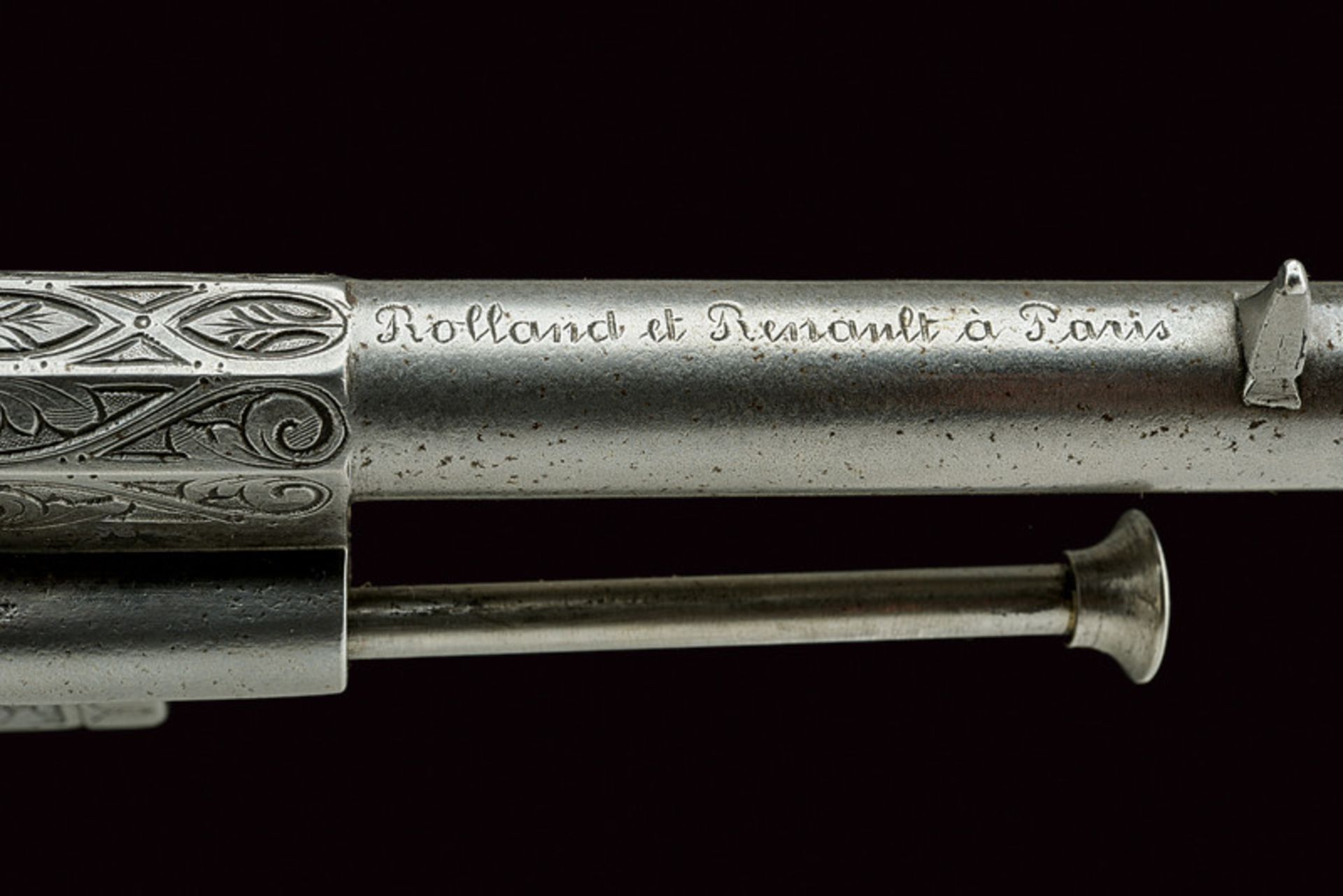 A fine Rolland & Renault pin fire revolver - Bild 4 aus 5