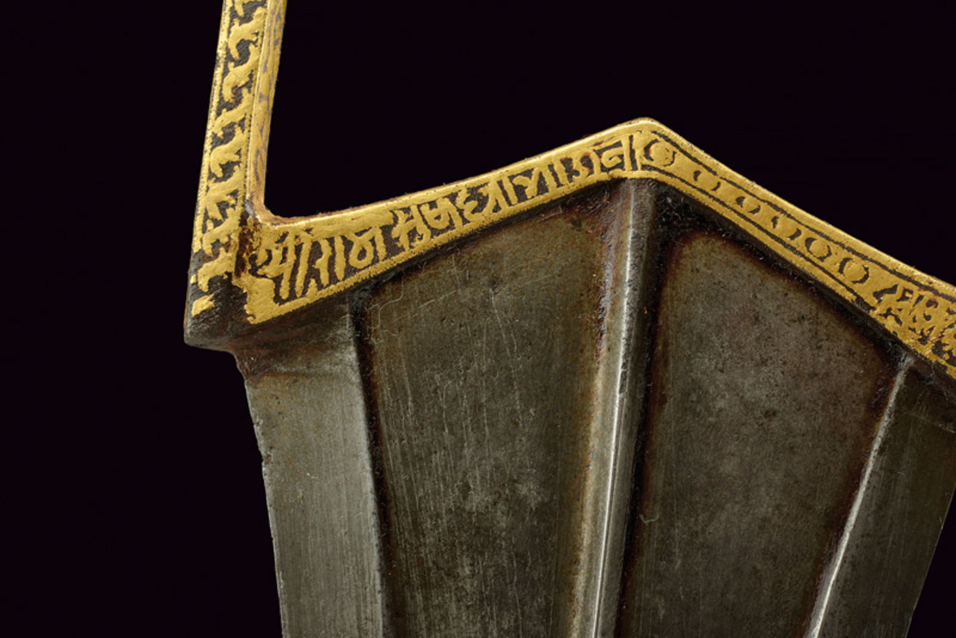 An interesting katar with inscriptions - Bild 4 aus 7