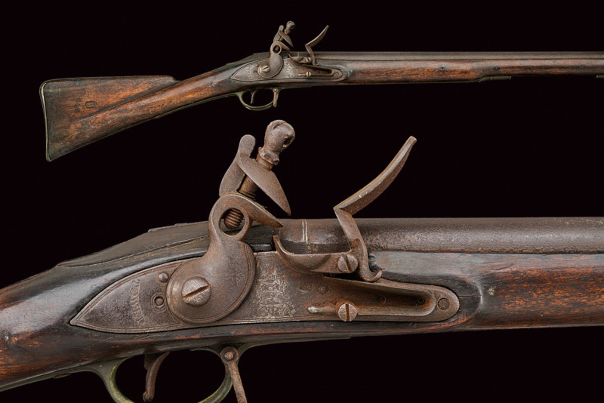 A Brown Bess flintlock gun