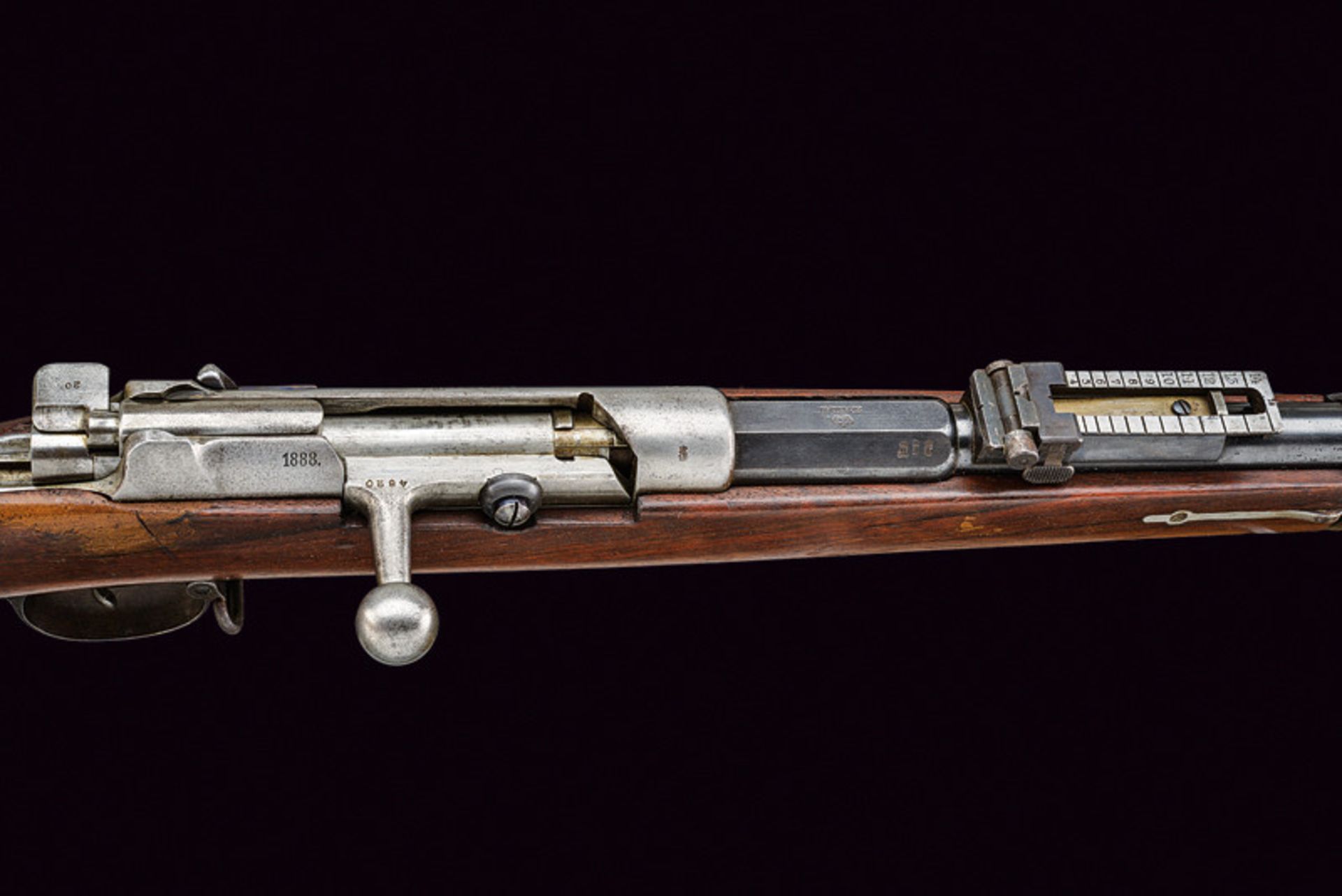 An 1871/84 model breech loading Mauser rifle - Bild 2 aus 6