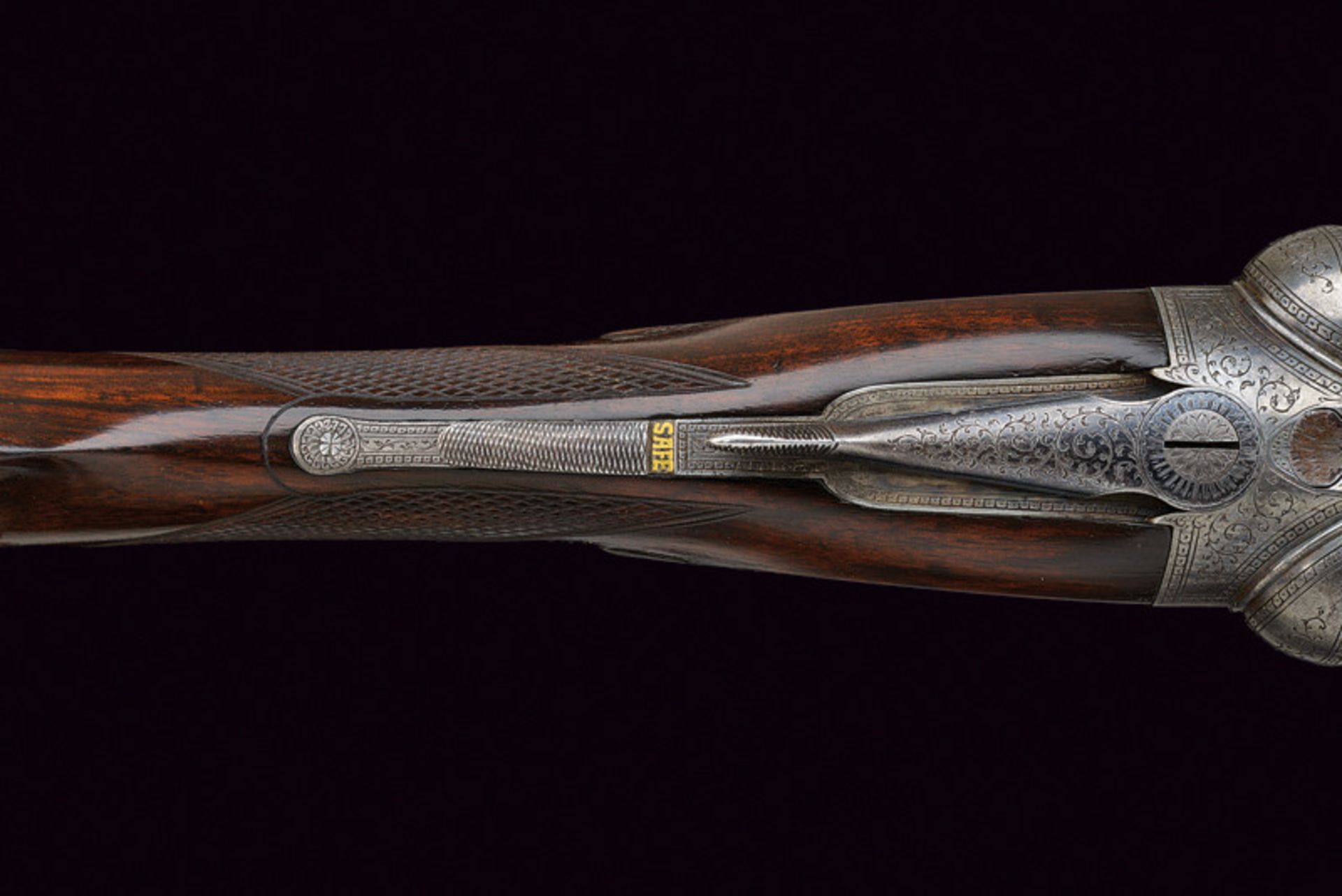 A fine double barrelled breech loading shotgun by Charles Lancaster - Image 6 of 10