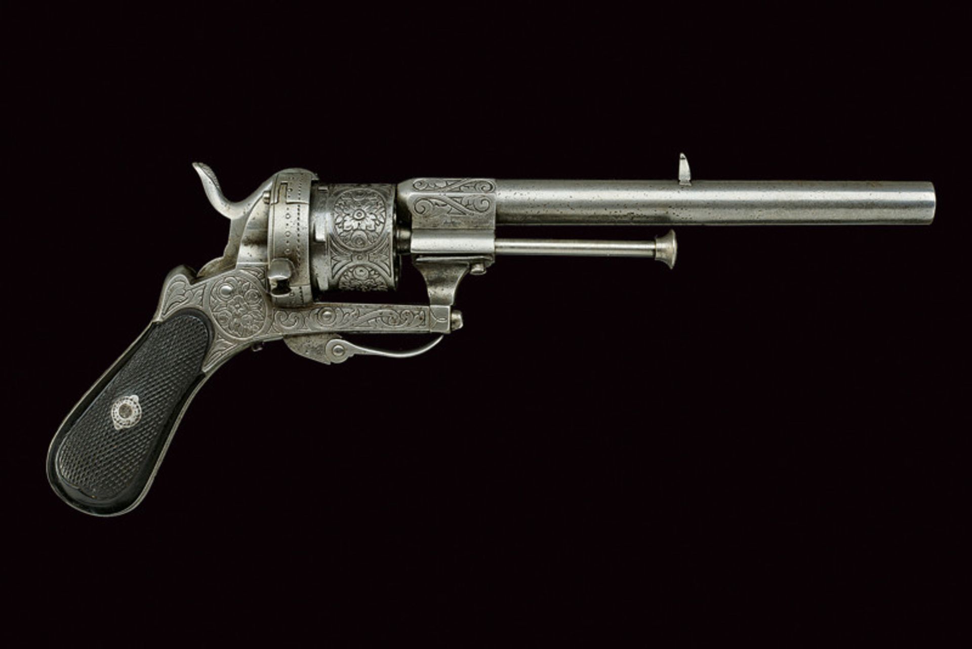 A fine Rolland & Renault pin fire revolver - Bild 5 aus 5