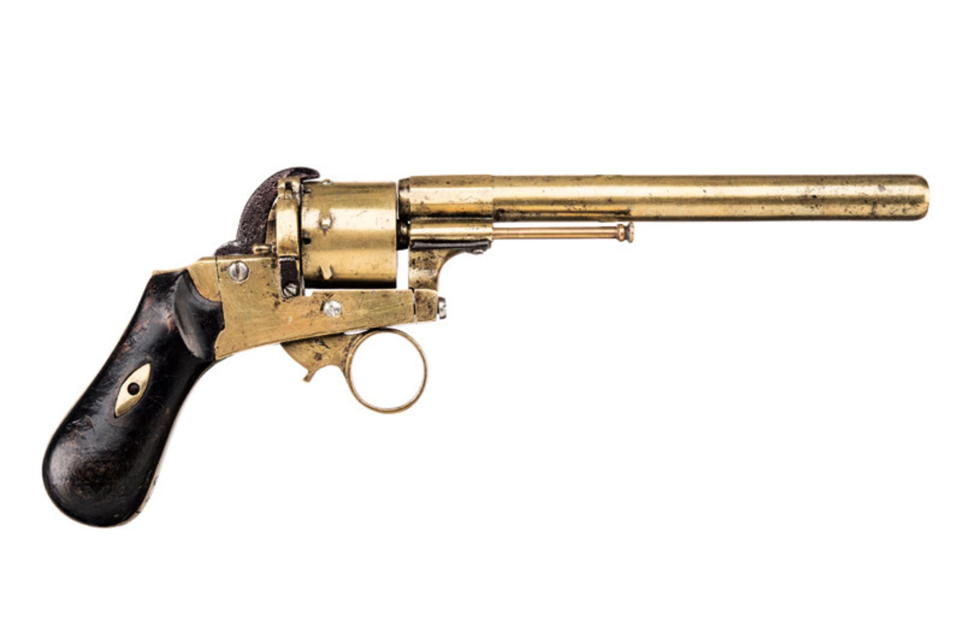 A navy pin-fire revolver dating: third quarter of the 19th Century provenance: Central Europe - Image 4 of 4