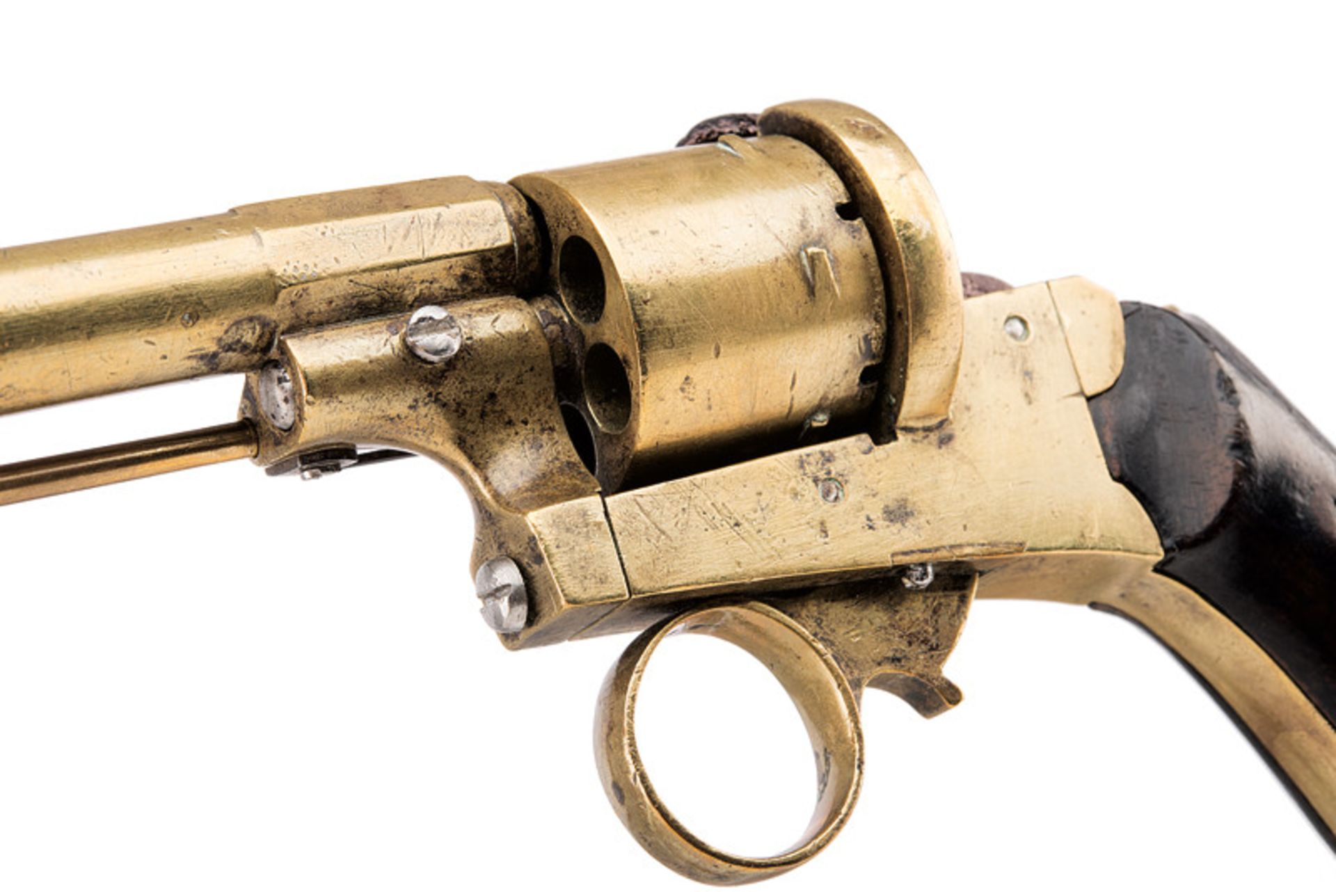 A navy pin-fire revolver dating: third quarter of the 19th Century provenance: Central Europe - Image 2 of 4