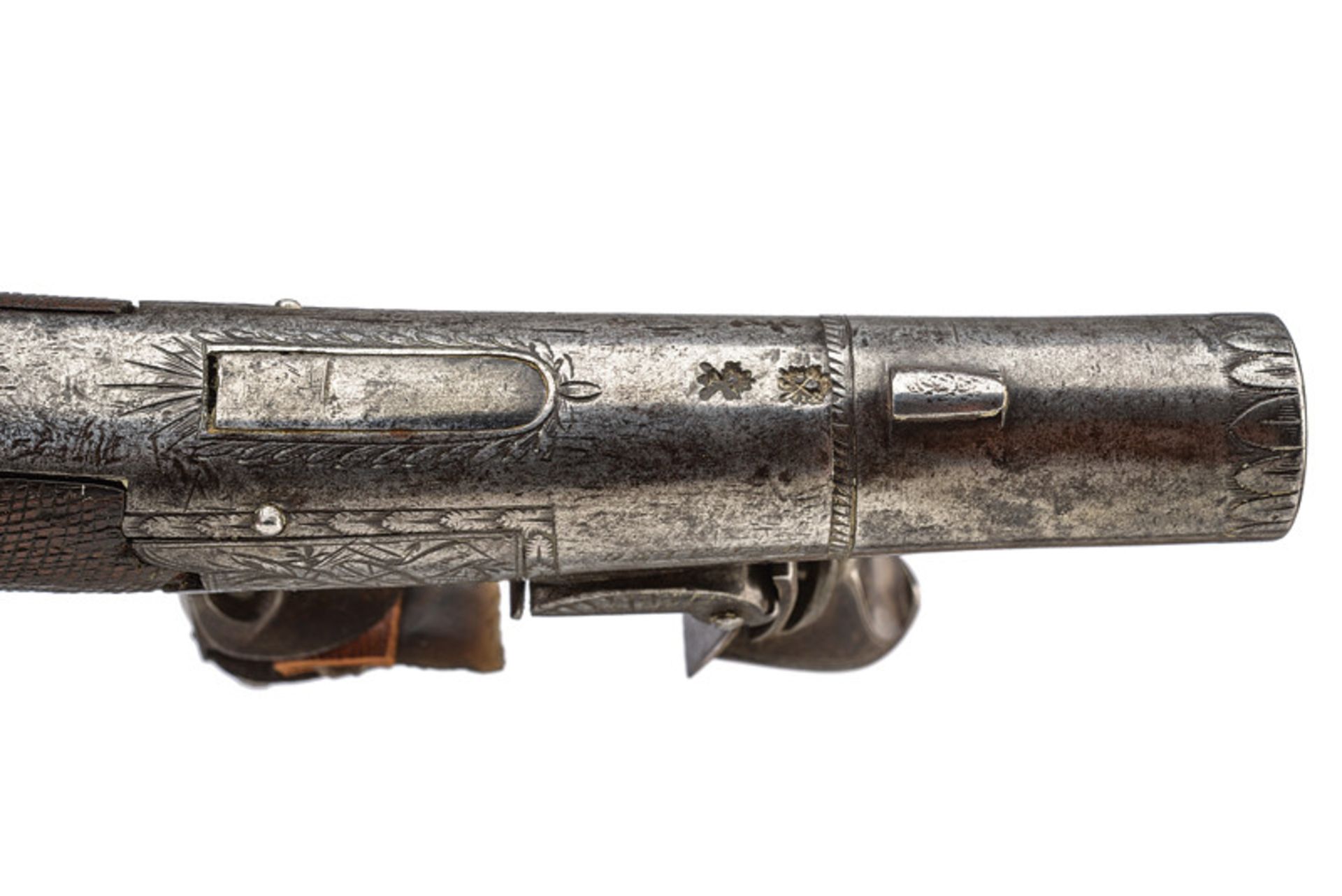 A fine flintlock pocket pistol by Laing dating: first quarter of the 19th Century provenance: - Image 3 of 3