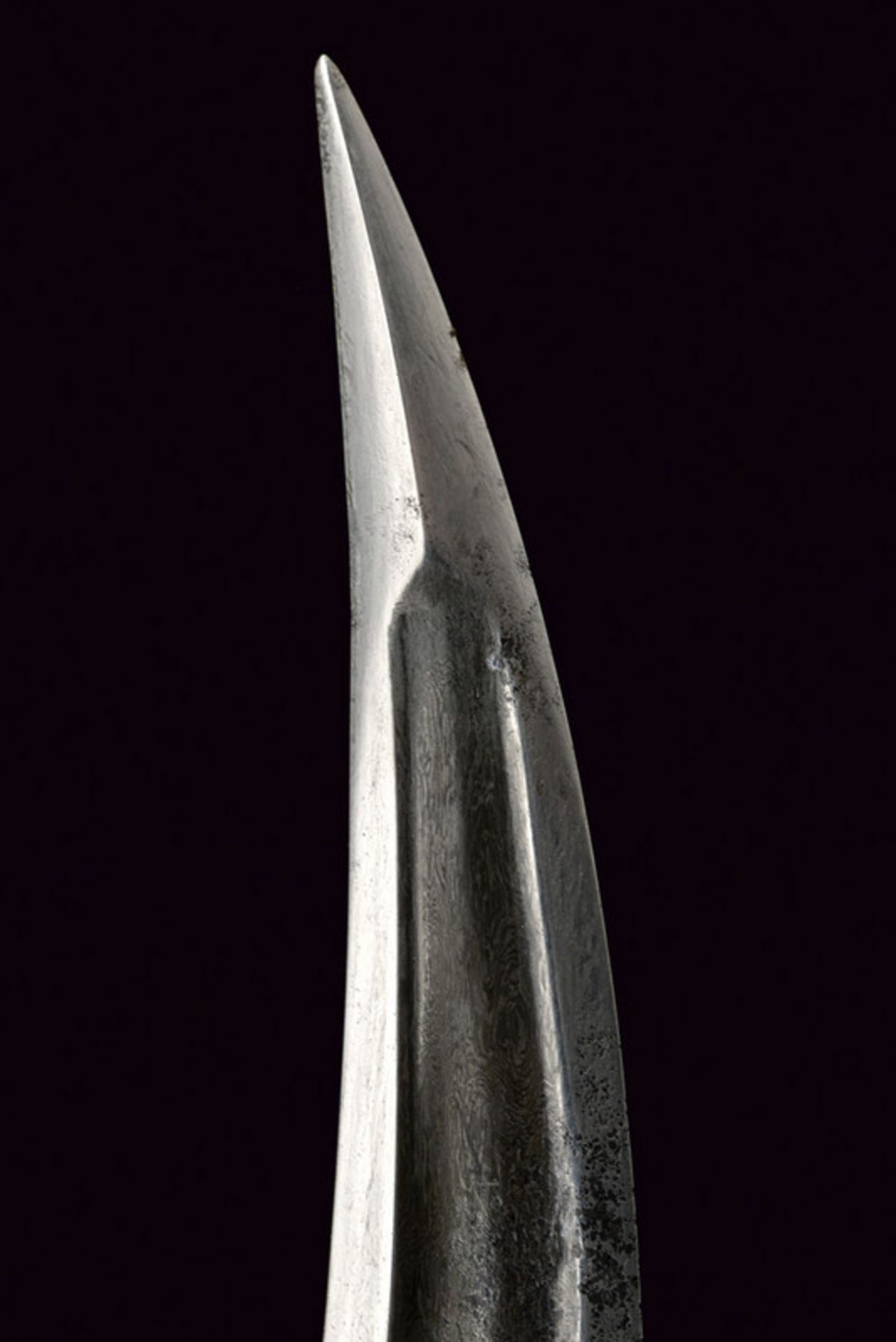 A beautiful pesh-kabz dating: circa 1800 provenance: Indopersia Curved, single-and false-edged blade - Image 3 of 8