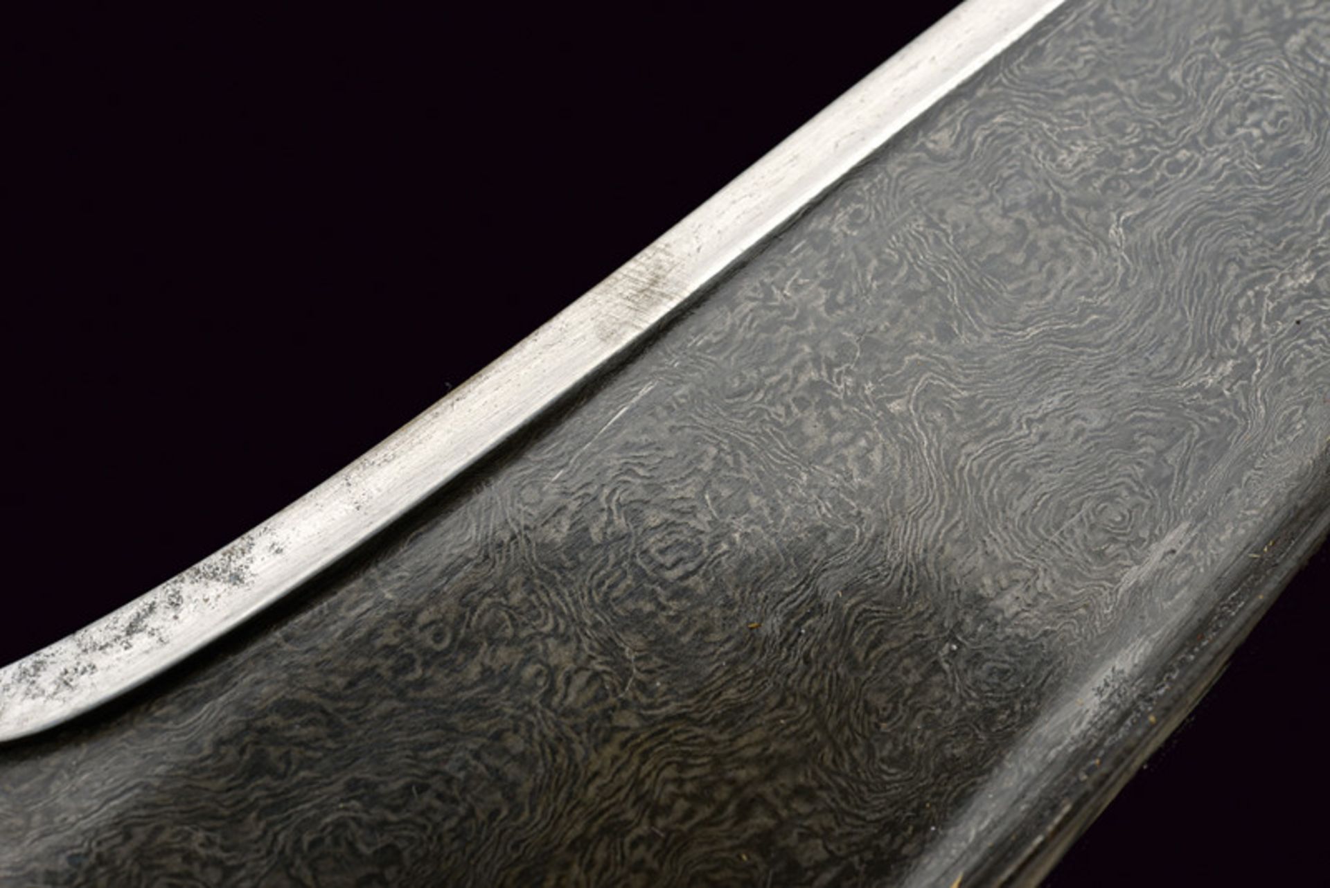 A beautiful pesh-kabz dating: circa 1800 provenance: Indopersia Curved, single-and false-edged blade - Image 2 of 8