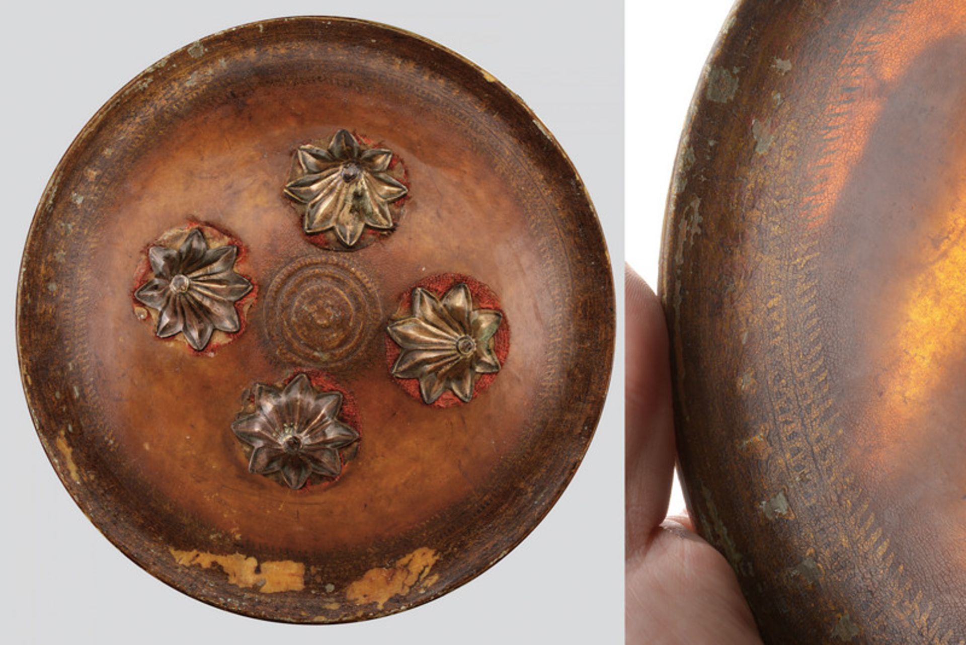 A small dahl dating: first quarter of the 19th Century provenance: India Of round, convex shape;