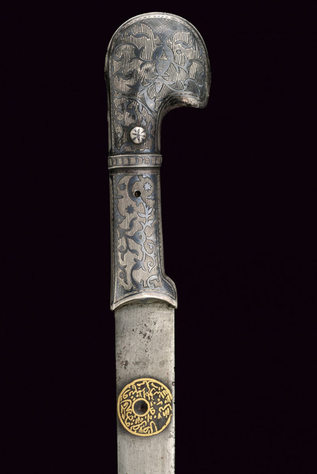 An important shasqua with 16th Century blade dating: 16th Century provenance: Caucasia Slightly - Image 2 of 7