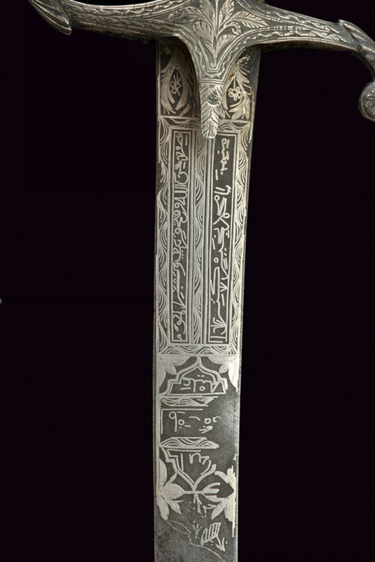 A kilij dating: first quarter of the 19th Century provenance: Turkey Curved, single-edged blade of - Image 4 of 8