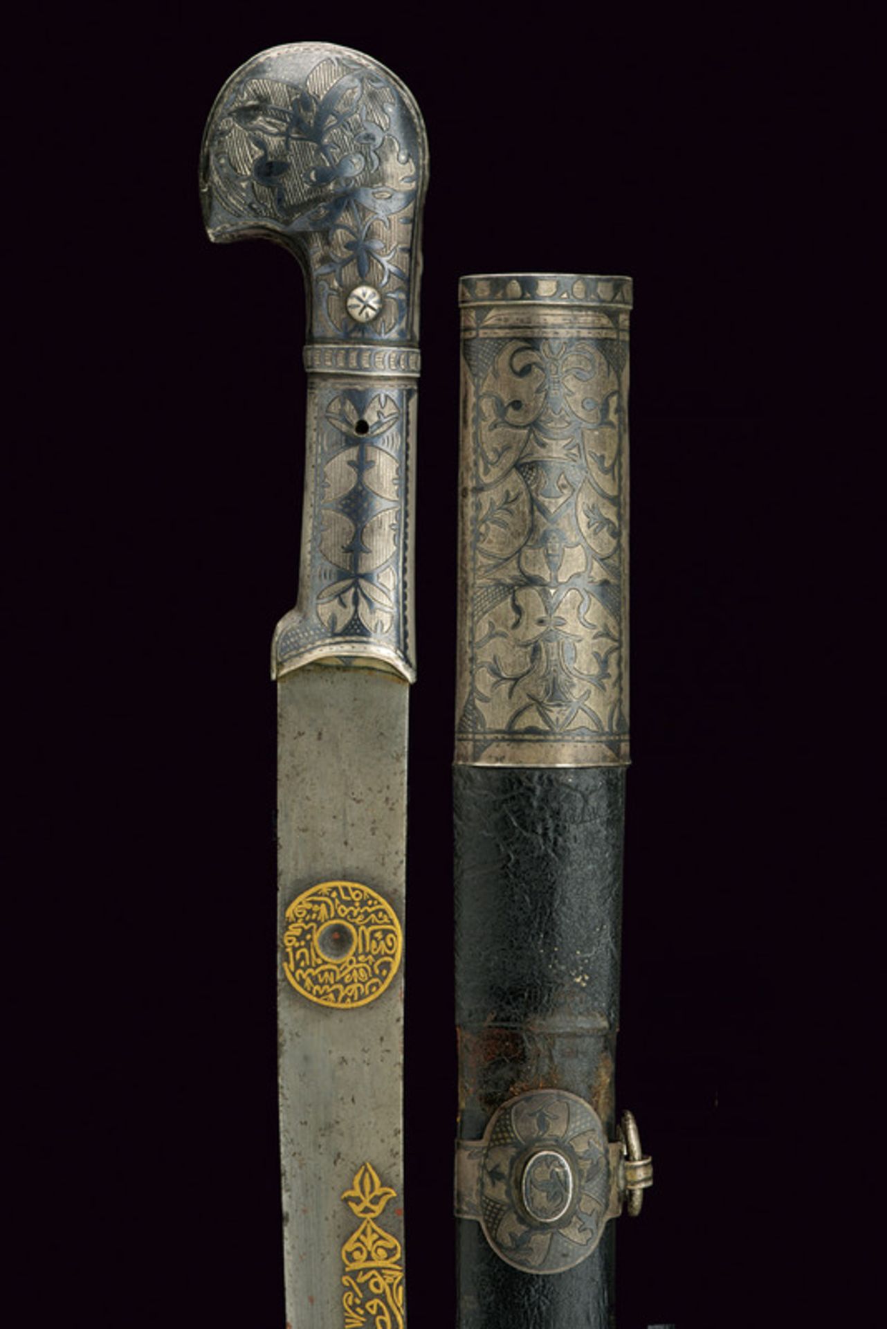 An important shasqua with 16th Century blade dating: 16th Century provenance: Caucasia Slightly - Image 6 of 7