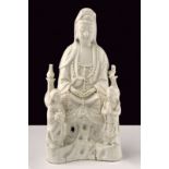 A fine Blanc de Chine Guanyin porcelain figure dating: Kangxi (1662-1722) provenance: China Finely