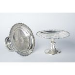 A fine pair of silver high footed bowls dating: 19th Century provenance: China On a baluster-