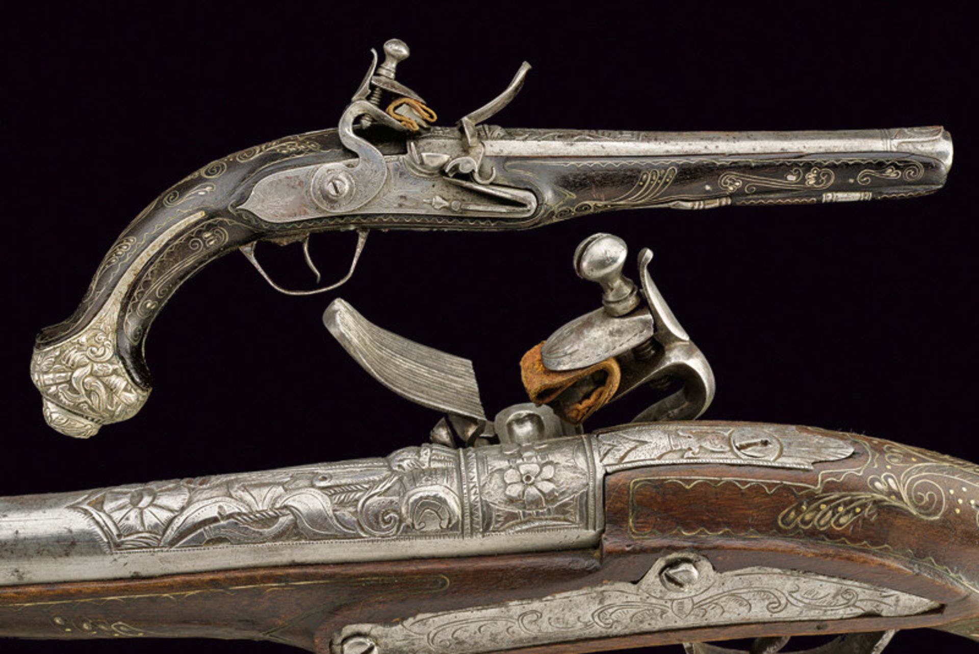 A fine flintlock pistol, dating: first quarter of the 19th Century, provenance: Turkey, dating: